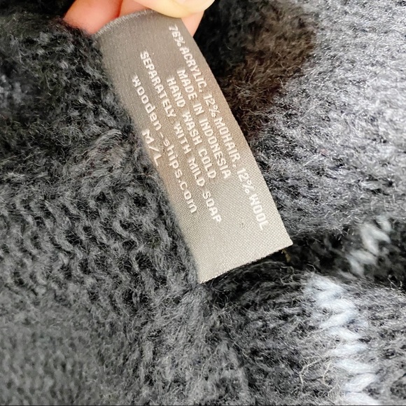 Wooden Ships Flowy Dolman Sleeve Knit Sweater M/L - Picture 7 of 7